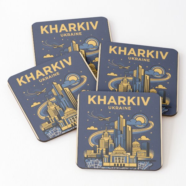 Item preview, Kharkiv Ukraine Retro Vintage Travel Souvenir designed and sold by TravelersGems.