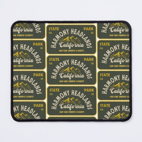 Item preview, Harmony Headlands State Park, San Luis Obispo County, California, badge design designed and sold by Wanderful-roads.