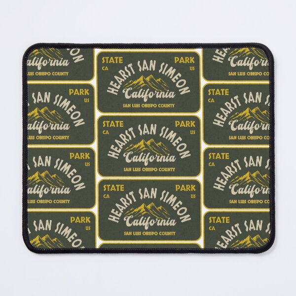 Item preview, Hearst San Simeon State Park, San Luis Obispo County, California, badge design designed and sold by Wanderful-roads.