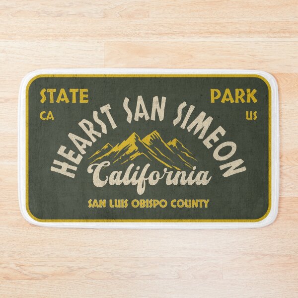 Item preview, Hearst San Simeon State Park, San Luis Obispo County, California, badge design designed and sold by Wanderful-roads.