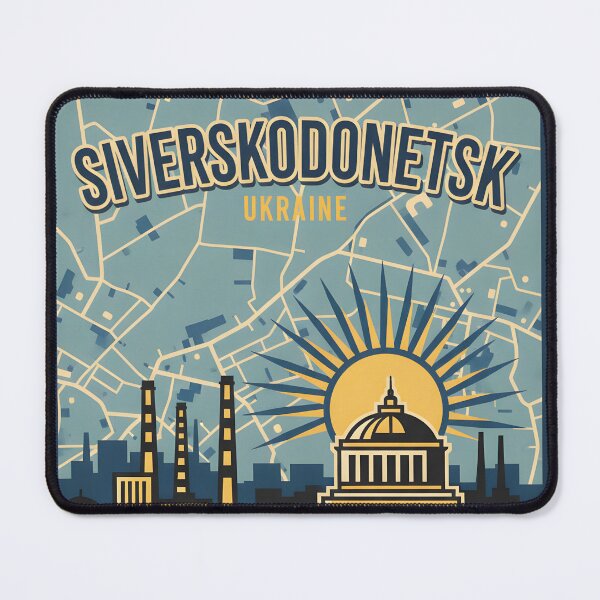 Item preview, Siverskodonetsk Ukraine Retro Vintage Travel Souvenir designed and sold by TravelersGems.
