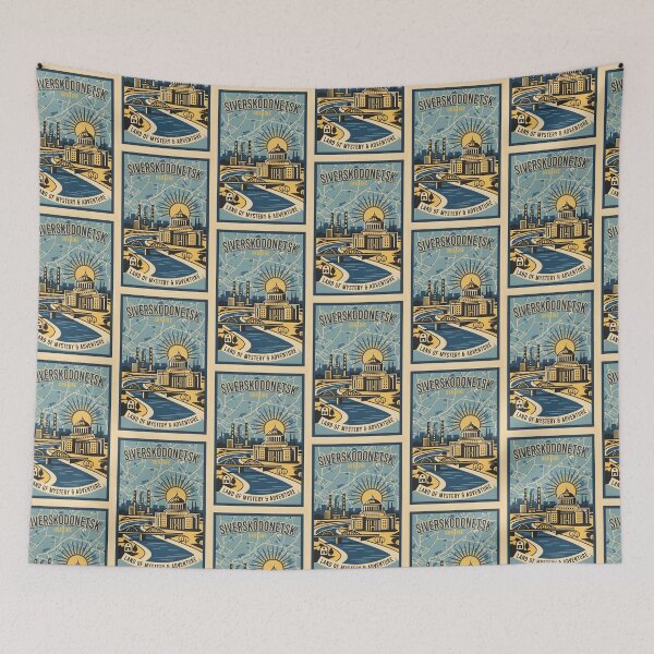 Item preview, Siverskodonetsk Ukraine Retro Vintage Travel Souvenir designed and sold by TravelersGems.