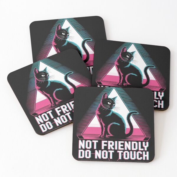 Item preview, Cat - Not Friendly, Do Not Touch designed and sold by 123ks.