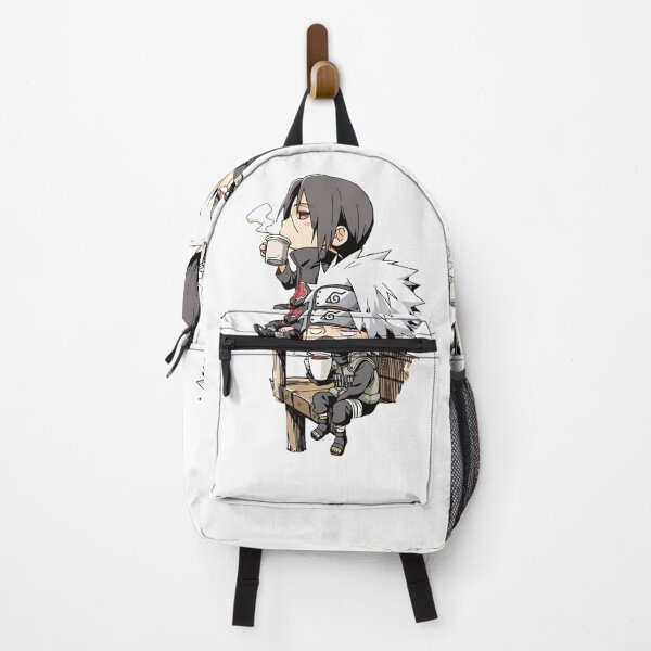 Item preview, Chibi Ninja Coffee Break – Relaxed Anime Style Duo Drinking Tea designed and sold by Dyan4.