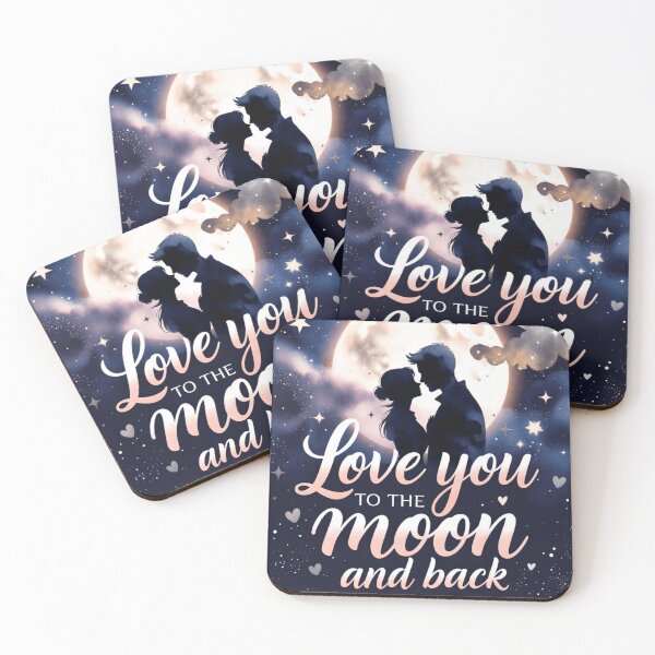 Item preview, Love You to the Moon and Back Celestial Silhouette designed and sold by HALYNA070824.