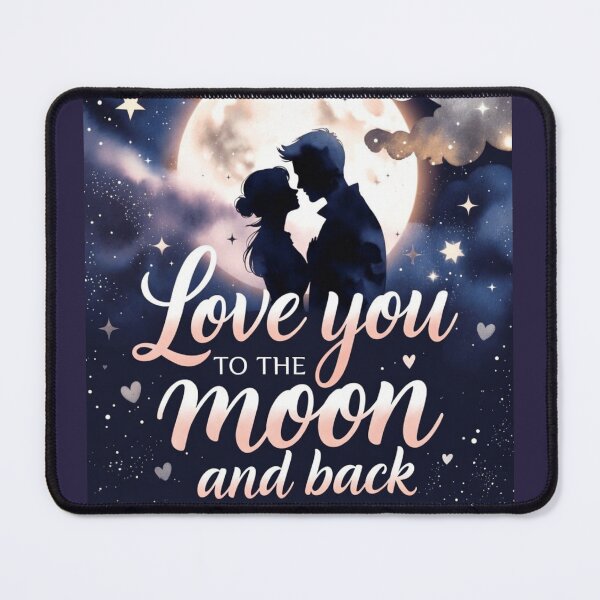 Item preview, Love You to the Moon and Back Celestial Silhouette designed and sold by HALYNA070824.