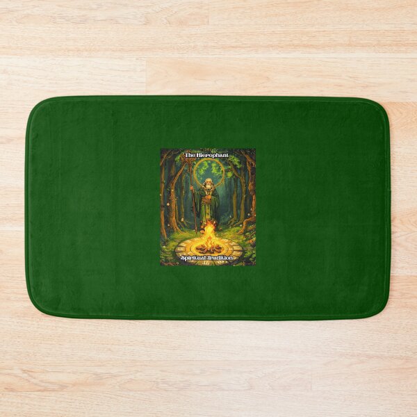 Item preview, The Hierophant - Tarot Card from Wildwood Green Witch Tarot Deck  designed and sold by Earth Nature Creations.