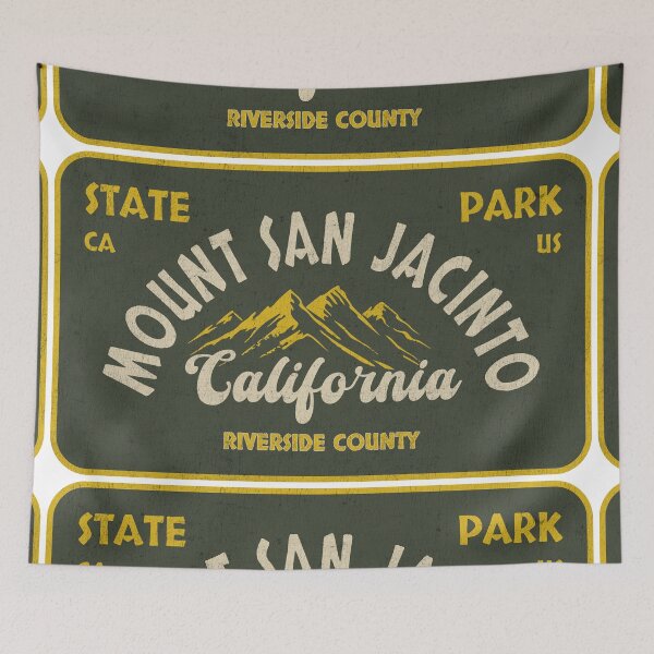 Item preview, Mount San Jacinto State Park, Riverside County, California, badge design designed and sold by Wanderful-roads.