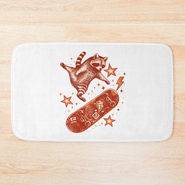 Item preview, Skateboard Racoon Y2K 90s Style designed and sold by Blok45.