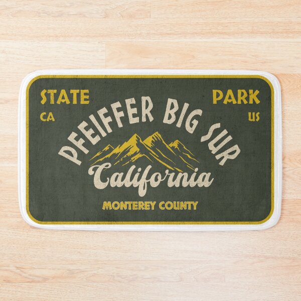 Item preview, Pfeiffer Big Sur State Park, Monterey County, California, badge design designed and sold by Wanderful-roads.