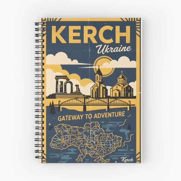 Item preview, Kerch Ukraine Retro Vintage Travel Souvenir designed and sold by TravelersGems.