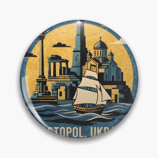 Item preview, Sevastopol Ukraine Retro Vintage Travel Souvenir designed and sold by TravelersGems.