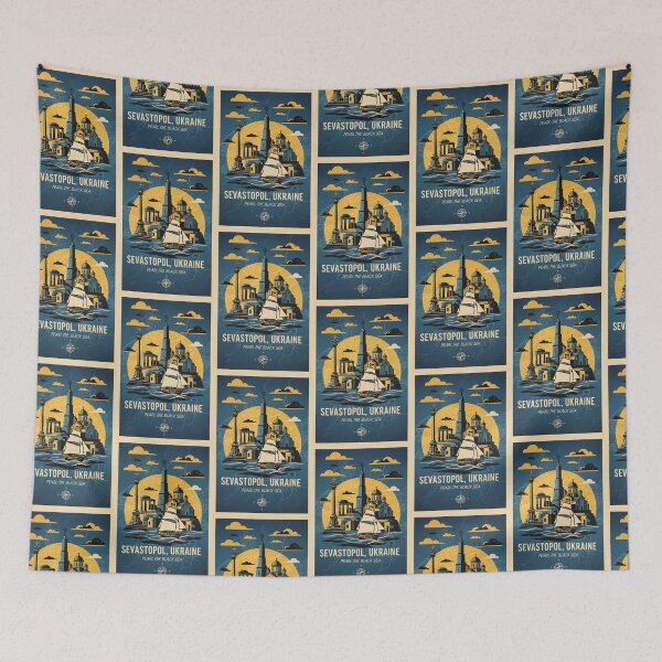 Item preview, Sevastopol Ukraine Retro Vintage Travel Souvenir designed and sold by TravelersGems.
