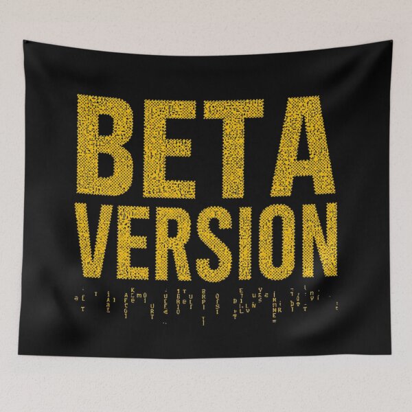 Item preview, Beta Version – Glitch Style Tech Humor Typography designed and sold by RDproject.