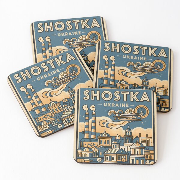 Item preview, Shostka Ukraine Retro Vintage Travel Souvenir designed and sold by TravelersGems.