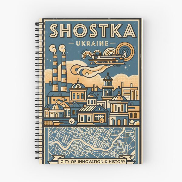 Item preview, Shostka Ukraine Retro Vintage Travel Souvenir designed and sold by TravelersGems.
