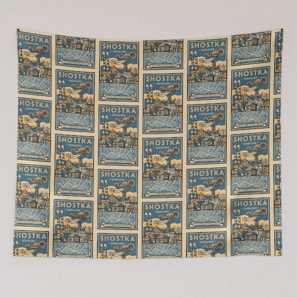 Item preview, Shostka Ukraine Retro Vintage Travel Souvenir designed and sold by TravelersGems.