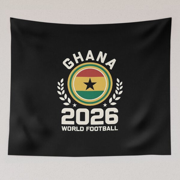 Item preview, Ghana Black Stars 2026 | Vintage Heritage Football Fan Badge designed and sold by dudelinart.