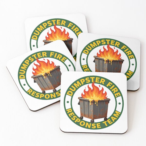 Item preview, Dumpster Fire Response Team Always Surviving Workplace Chaos With Funny Attitude designed and sold by SkeletonsDanger.