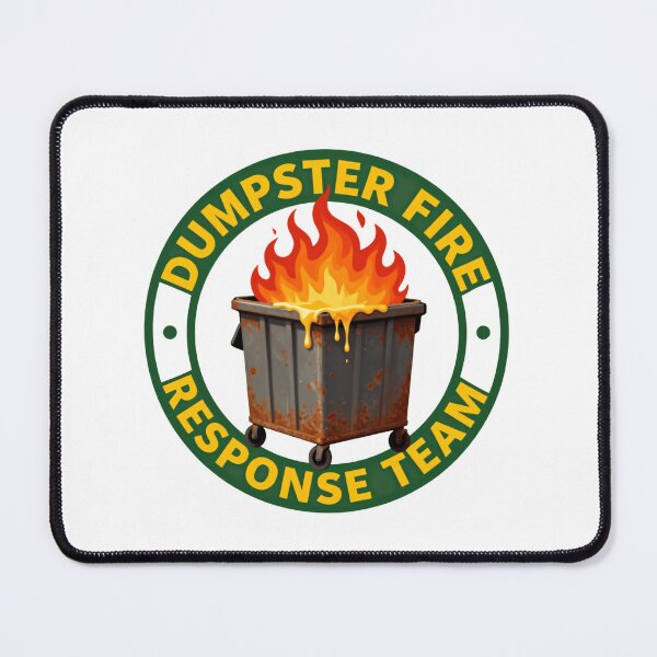 Item preview, Dumpster Fire Response Team Always Surviving Workplace Chaos With Funny Attitude designed and sold by SkeletonsDanger.