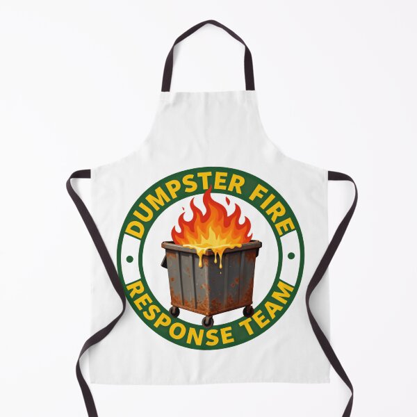 Item preview, Dumpster Fire Response Team Always Surviving Workplace Chaos With Funny Attitude designed and sold by SkeletonsDanger.
