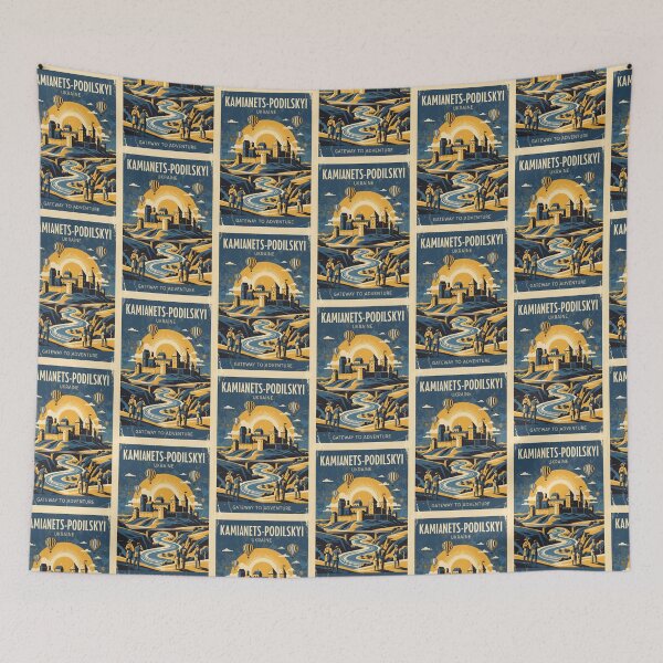 Item preview, Kamianets podilskyi Ukraine Retro Vintage Travel Souvenir designed and sold by TravelersGems.