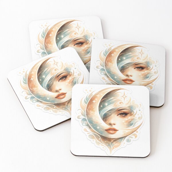 Item preview, Moon Goddess Aesthetic Sticker designed and sold by lbm68.