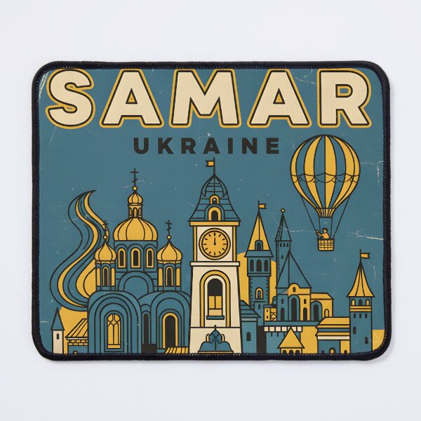 Item preview, Samar Ukraine Retro Vintage Travel Souvenir designed and sold by TravelersGems.