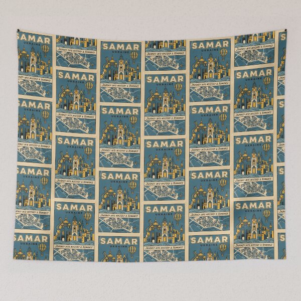 Item preview, Samar Ukraine Retro Vintage Travel Souvenir designed and sold by TravelersGems.