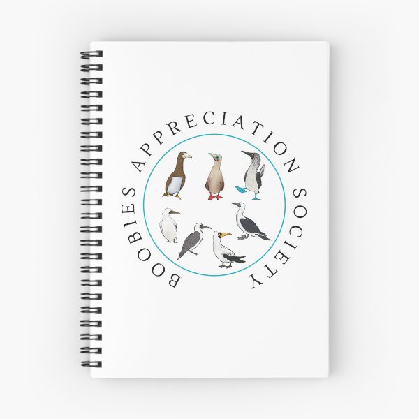 Item preview, Boobies Appreciation Society – Blue Footed Booby Bird Pun Design designed and sold by Ilana Ewing Designs.