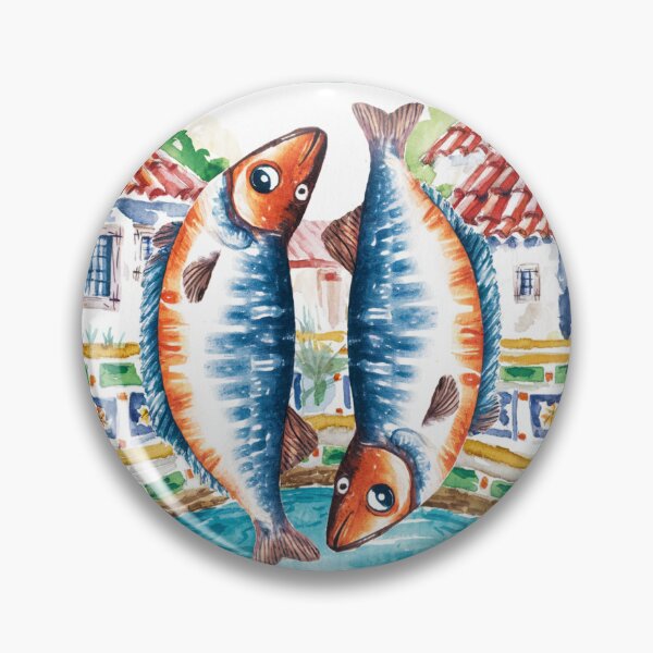 Item preview, Sardinha,watercolor. designed and sold by elegantpaterns.