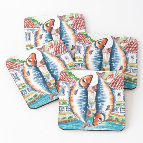 Item preview, Sardinha,watercolor. designed and sold by elegantpaterns.