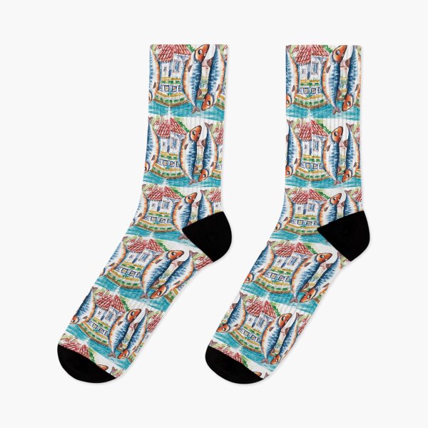 Item preview, Sardinha,watercolor. designed and sold by elegantpaterns.