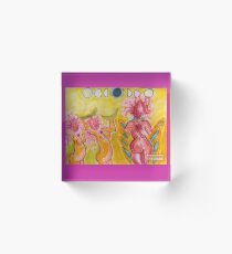Radwoman ~ Miss River's Moon Acrylic Block