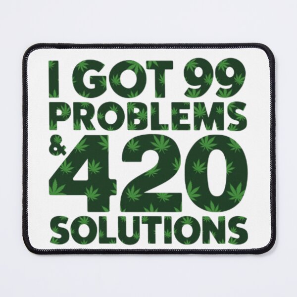 Item preview, Funny Weed 420 Solutions Stoner Humor Design designed and sold by Thread&Fable.