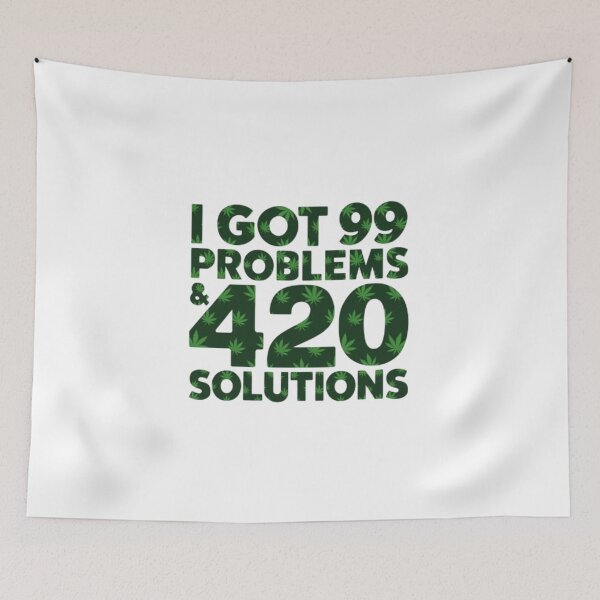 Item preview, Funny Weed 420 Solutions Stoner Humor Design designed and sold by Thread&Fable.