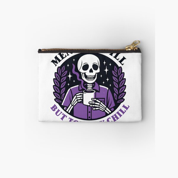 Item preview, Mentally Ill But Totally Chill Skeleton designed and sold by GamerGearTees.