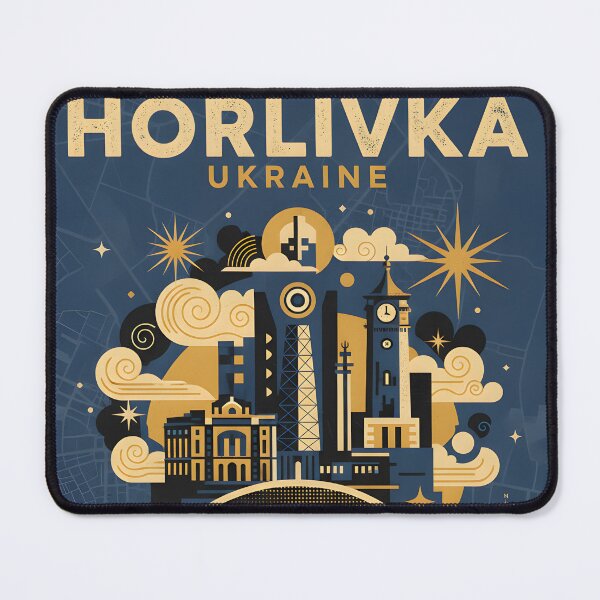 Item preview, Horlivka Ukraine Retro Vintage Travel Souvenir designed and sold by TravelersGems.