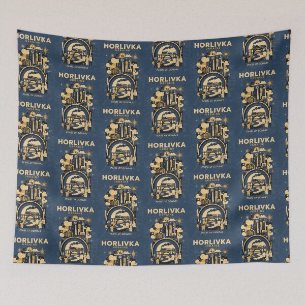 Item preview, Horlivka Ukraine Retro Vintage Travel Souvenir designed and sold by TravelersGems.