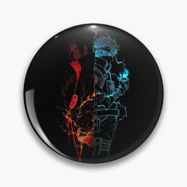 Item preview, Itachi x Kakashi - Glitch Portrait Chaos – Abstract Digital Face Distortion Art designed and sold by Dyan4.