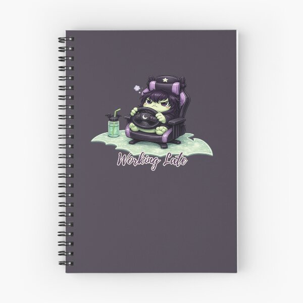Item preview, Working late Emo goth gaming frog designed and sold by Britishdelights.