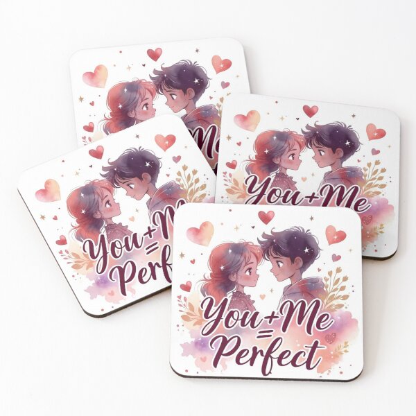 Item preview, You Plus Me Equals Perfect Anime Couple designed and sold by HALYNA070824.