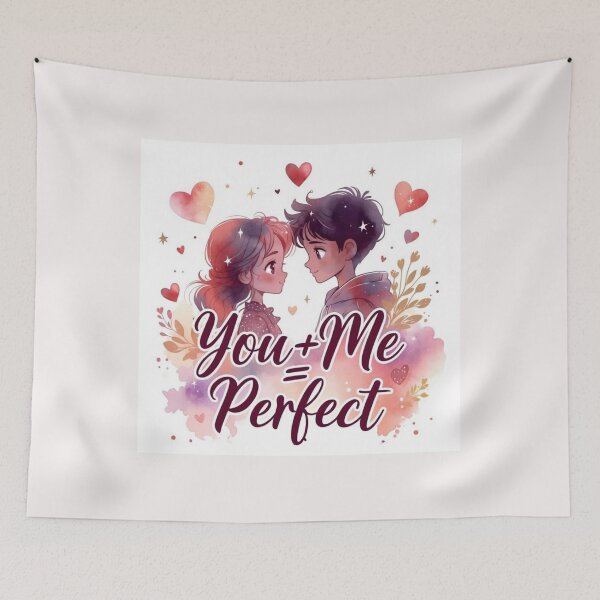 Item preview, You Plus Me Equals Perfect Anime Couple designed and sold by HALYNA070824.