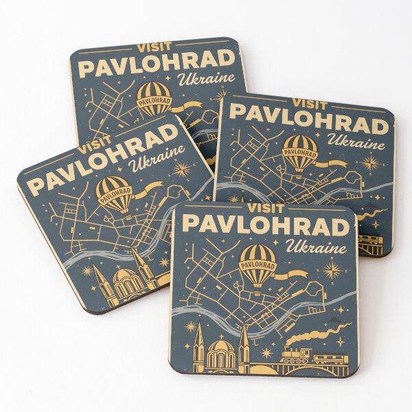 Item preview, Pavlohrad Ukraine Retro Vintage Travel Souvenir designed and sold by TravelersGems.