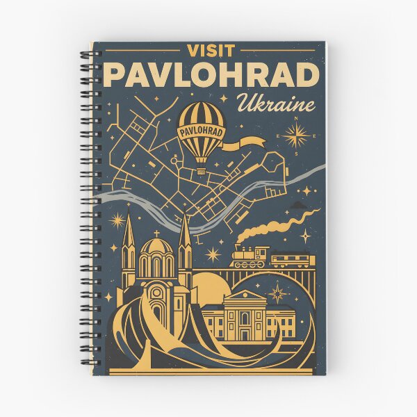 Item preview, Pavlohrad Ukraine Retro Vintage Travel Souvenir designed and sold by TravelersGems.