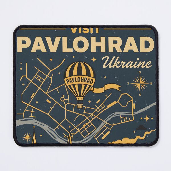 Item preview, Pavlohrad Ukraine Retro Vintage Travel Souvenir designed and sold by TravelersGems.