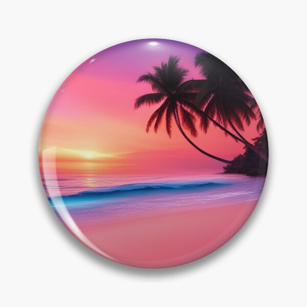 Item preview, Electric Dusk: The Neon Ocean of Serenity designed and sold by Aetherium Studio Artworks.
