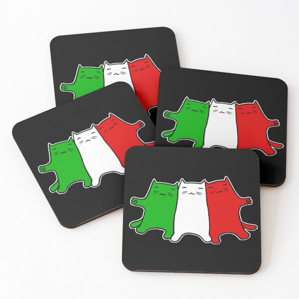 Item preview, Italian flag cats designed and sold by eri-morie.
