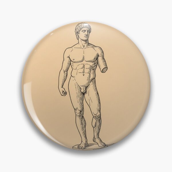 Artikelvorschau, Classical Greek Sculpture Engraving — Ancient Ideal Art Print entworfen und verkauft von BestVarieties.