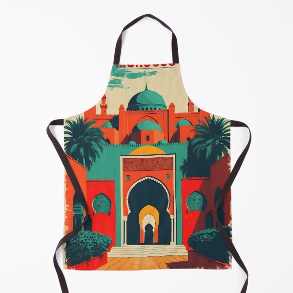 Item preview, Ait Melloul Morocco Retro Vintage Travel Design designed and sold by TravelersGems.